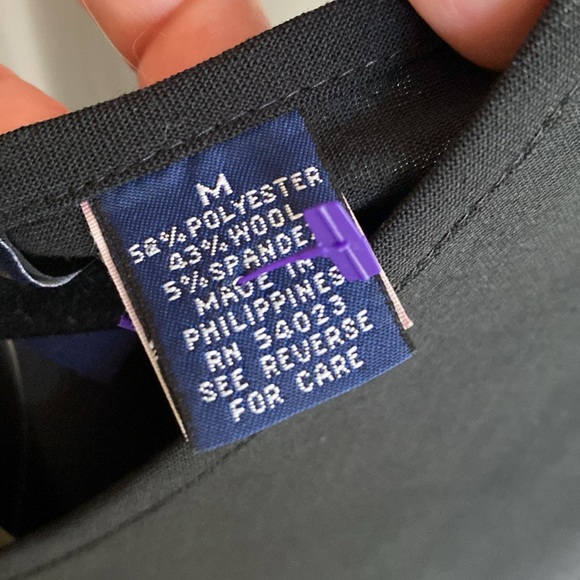 Gap Maternity Black Sheath Dress Size Medium - Picture 6 of 6